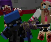 Blocky Combat Swat Zombi...