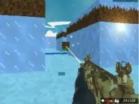 Blocky Swat Shooting Ice...